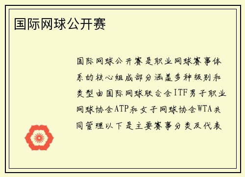 国际网球公开赛